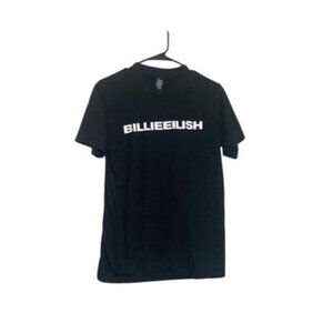 Billlie Eilish Black T-shirt Size Small